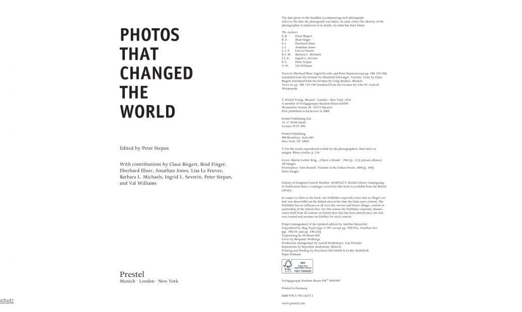 Photos that Changed the World