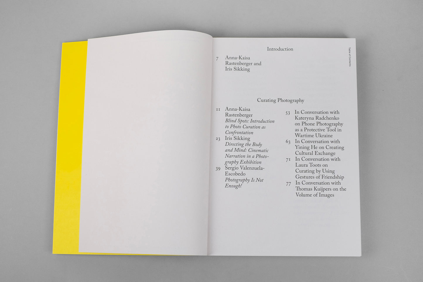 Why exhibit? Vol. 2 On Curating Photography (ed. Anna-Kaisa Rastenberger, Iris Sikking)