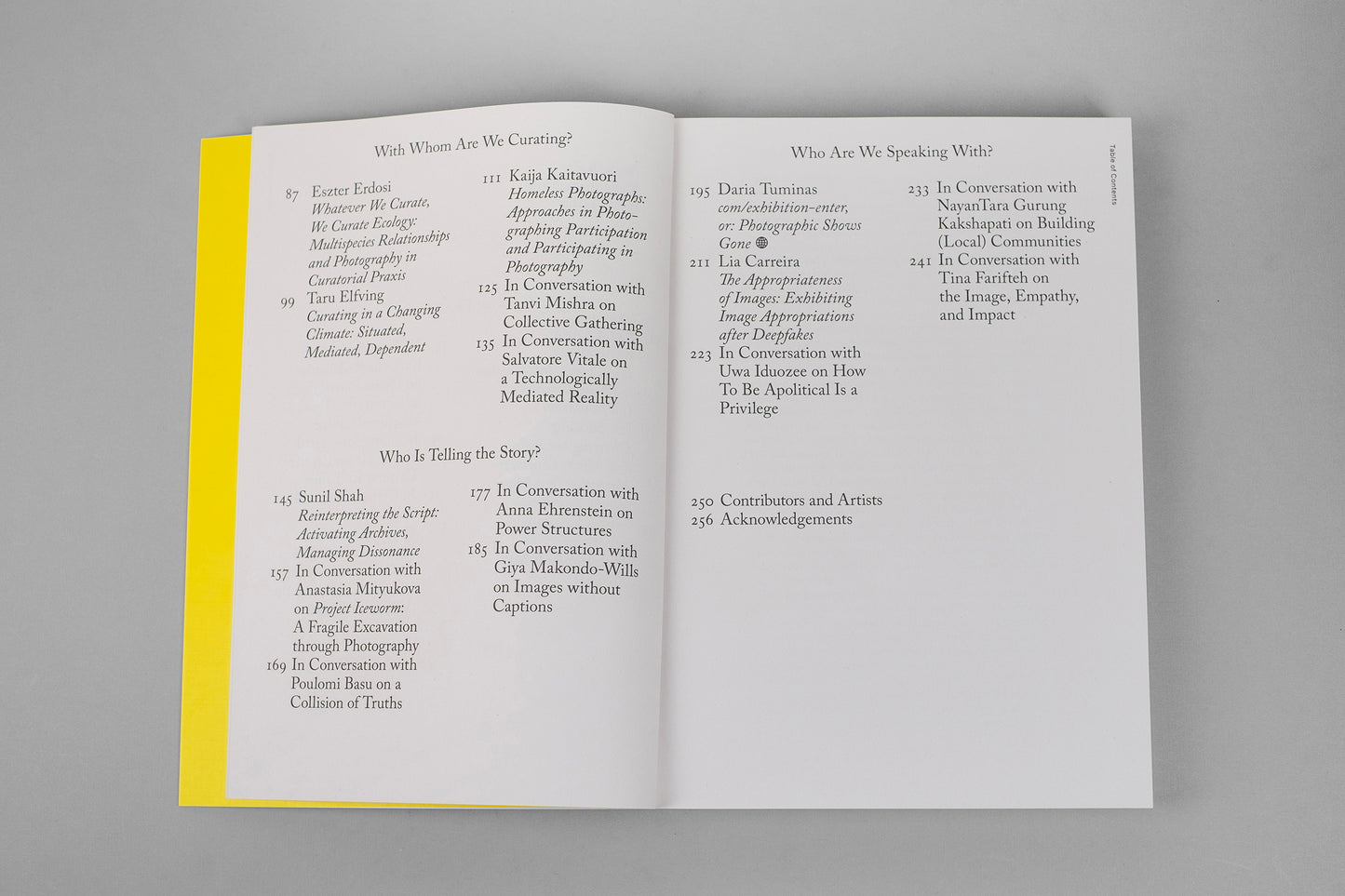 Why exhibit? Vol. 2 On Curating Photography (ed. Anna-Kaisa Rastenberger, Iris Sikking)