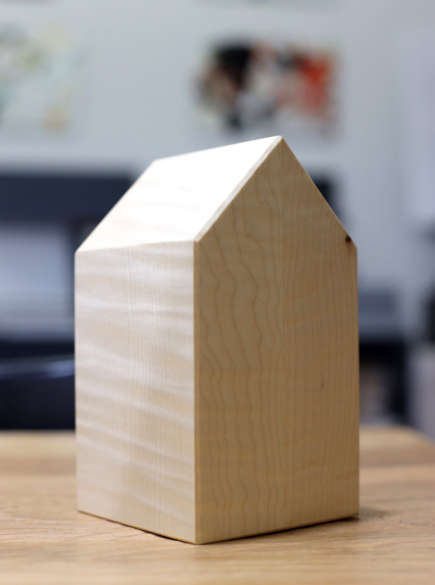 Wood Code House Bookstand - Maple