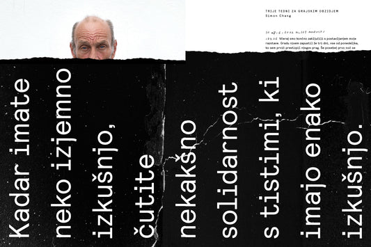 Simon Chang / Three Weeks Behind the Castle Walls / Newspaper
