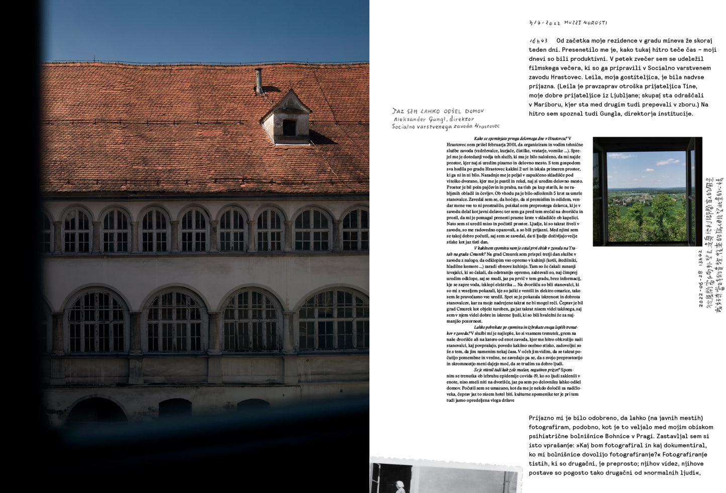 Simon Chang / Three Weeks Behind the Castle Walls / Newspaper