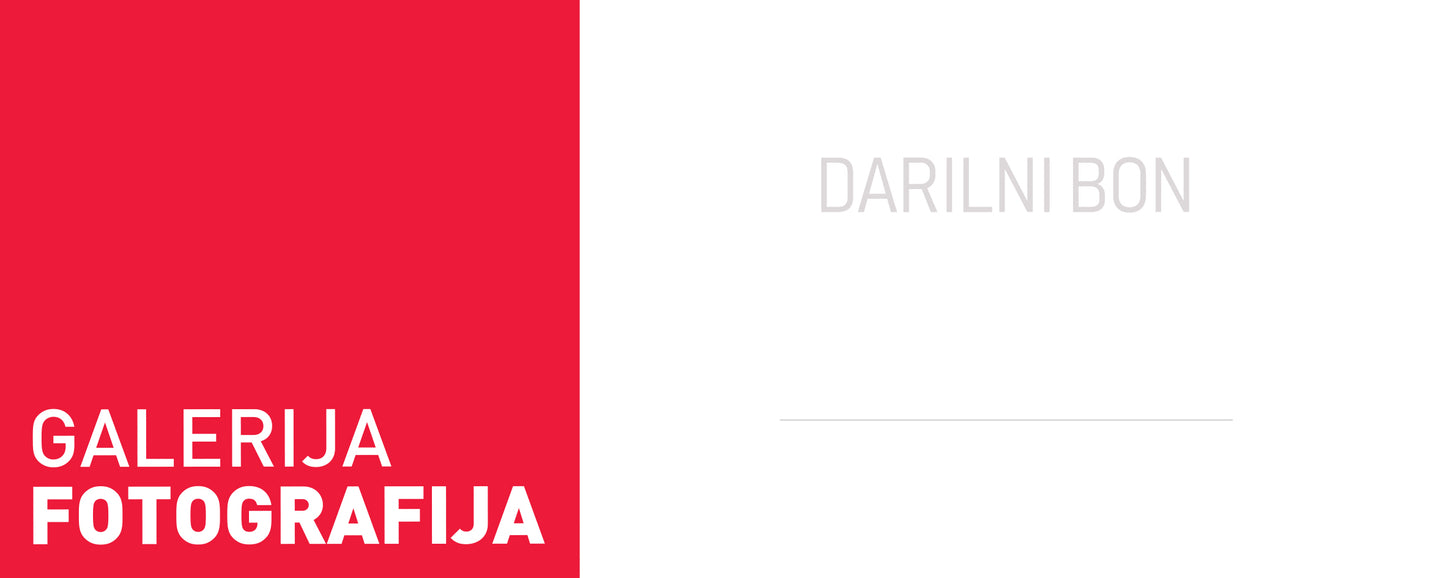 Galerija Fotografija Gift Card