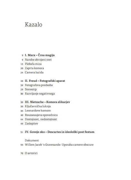 Sarah Kofman / Camera obscura – ideologije
