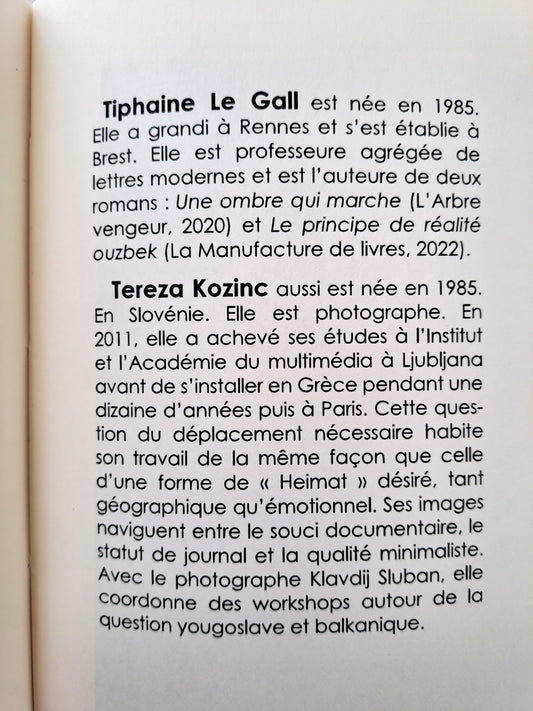 Je suis un monde, besedilo Tiphaine Le Gall, fotografije Tereza Kozinc