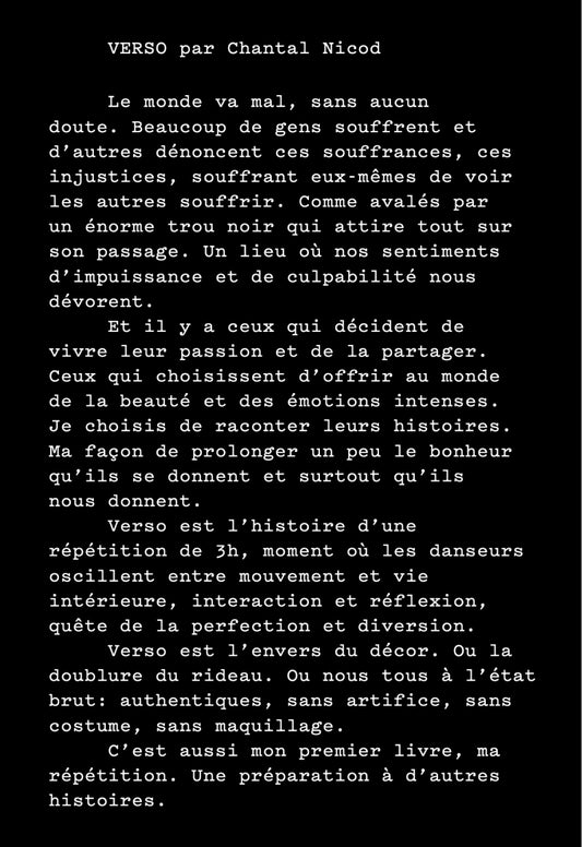 Chantal Nicod / Verso