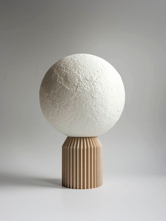 LUNO lamp with a relief base