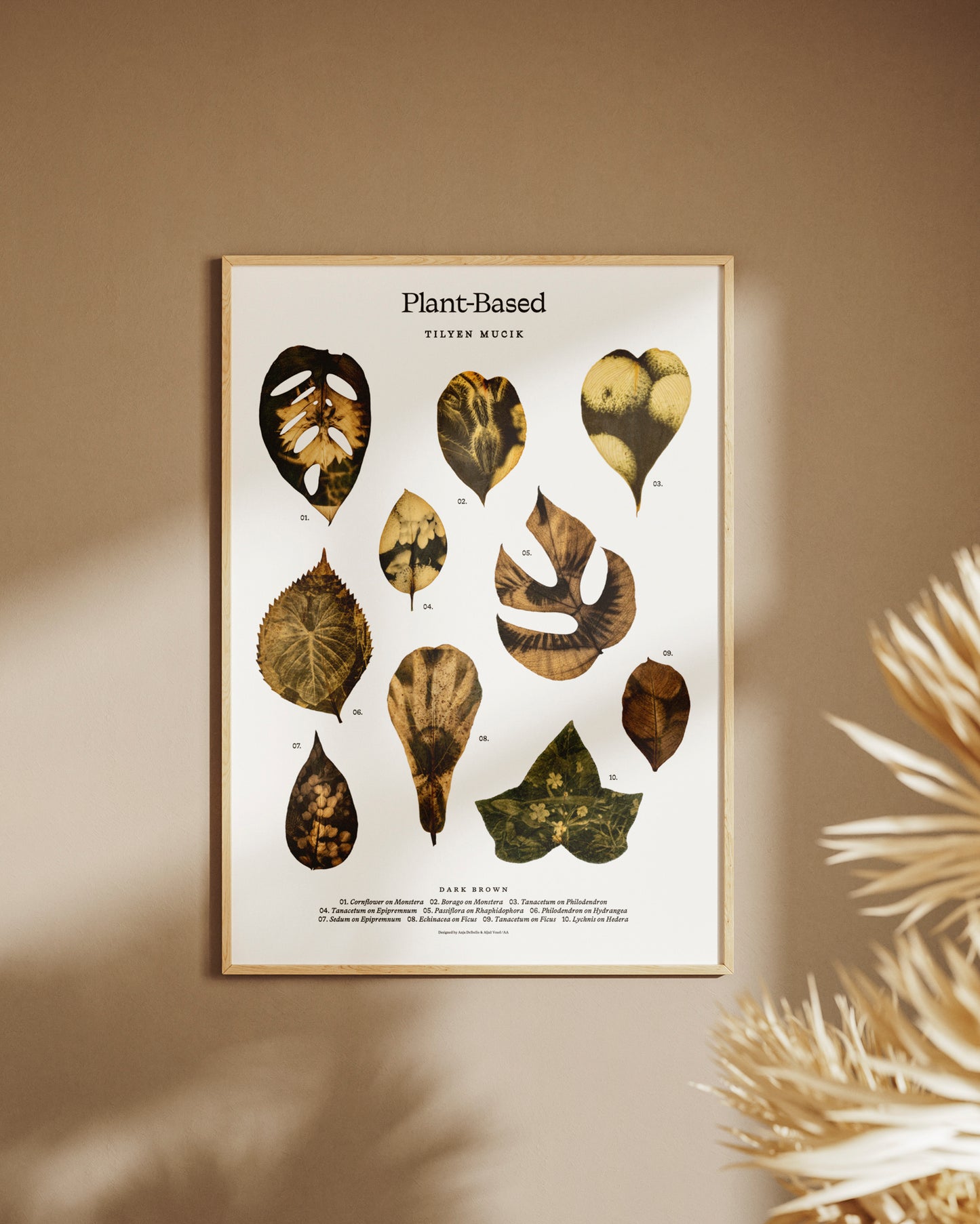 Tilyen Mucik / Plant-Based Poster: Dark Brown