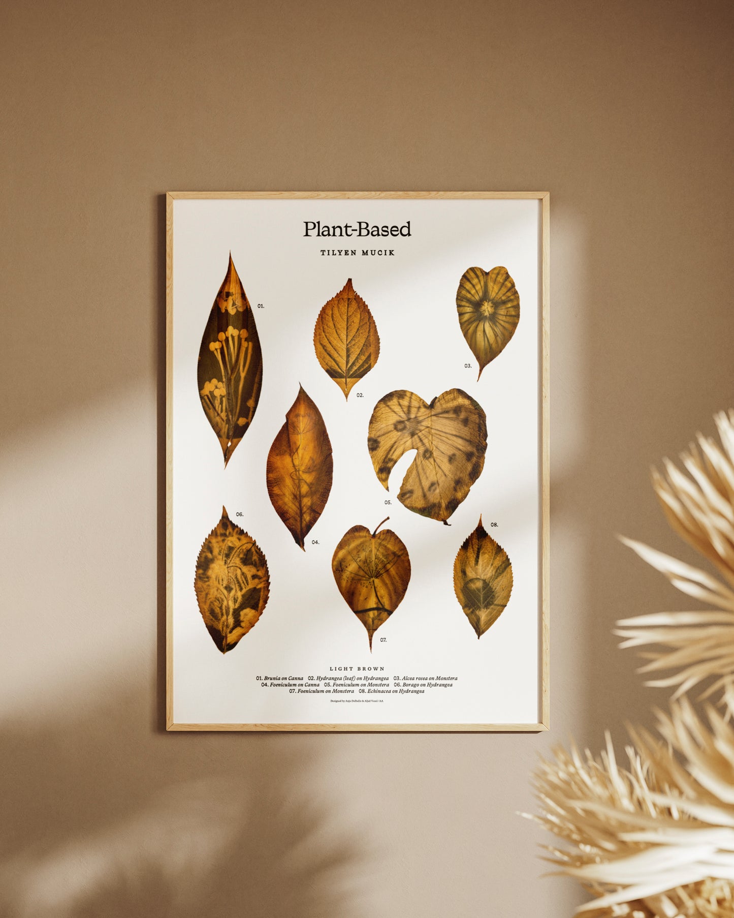 Tilyen Mucik / Plant-Based Poster: Light Brown