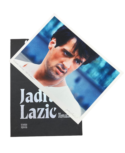 Jadran Lazić / 50 Years of Photography, limited edition with a photograph of Sylvester Stallone